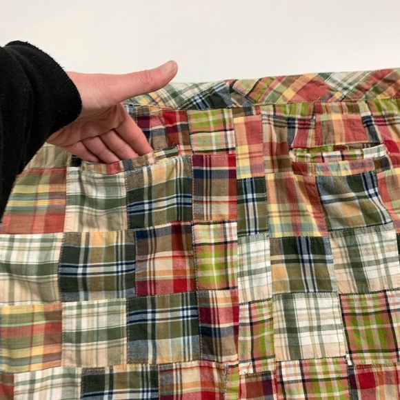 LARRY Levine Patchwork Mini Skirt Size Small - Picture 7 of 7